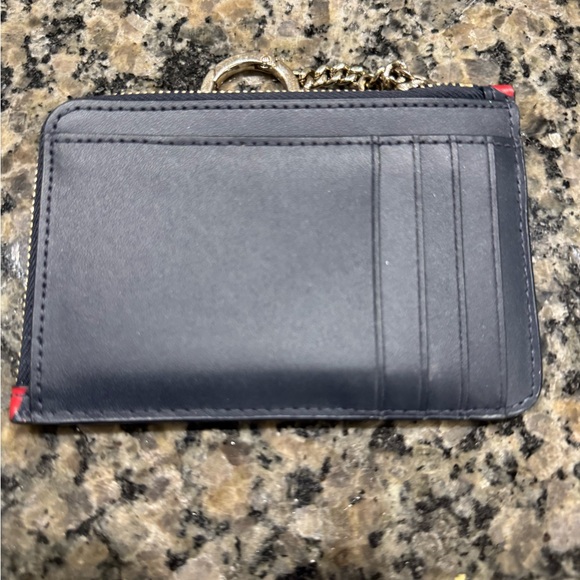 Kate Spade Navy and Red Apple Key Card Holder - Picture 2 of 5